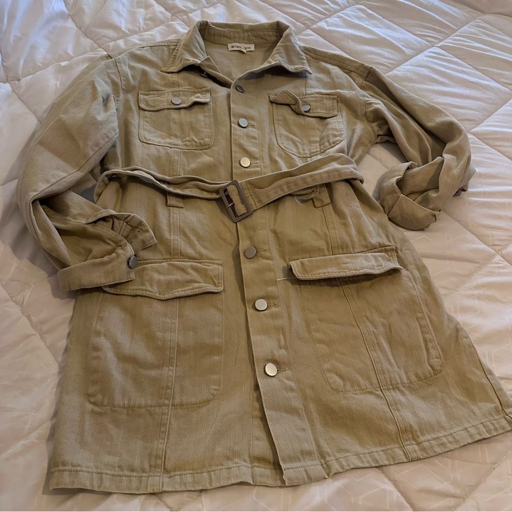 Whiteroom + Cactus Khaki Utility Dress